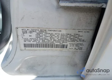 2002 Toyota Rav4 из США, поврежденный, VIN JTEHH20V220146563